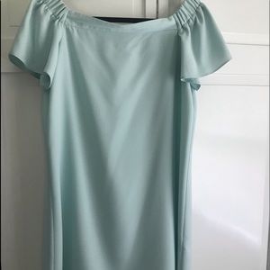 top shop off the shoulder dress
